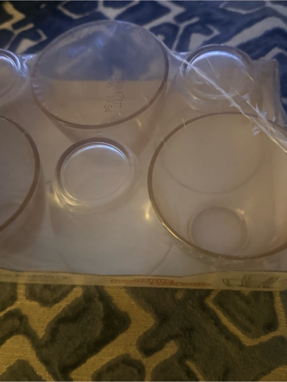 Bormioli Rocco Italian Stackable Glasses Set of 6 | Mediterranean Modern | NIB - Picture 2 of 4